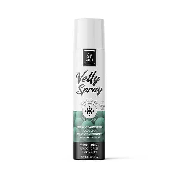 tomvalk.ro Colorant Spray -Verde laguna - Catifea/Velvet – 250 ml – Via delle Arti