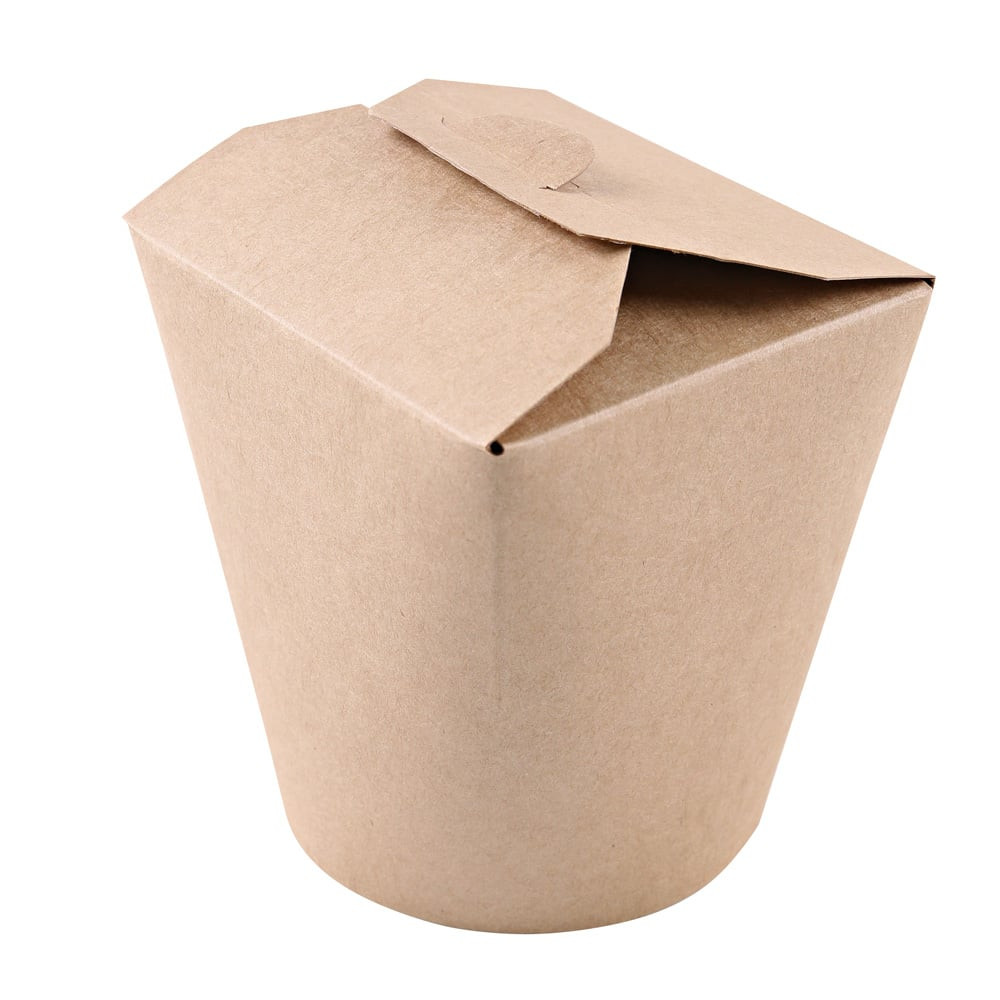 Cutie catering ASIA 800 ml ?10cm inalt 11.2 cm - hartie kraft impregnata PLA - 100% degradabila