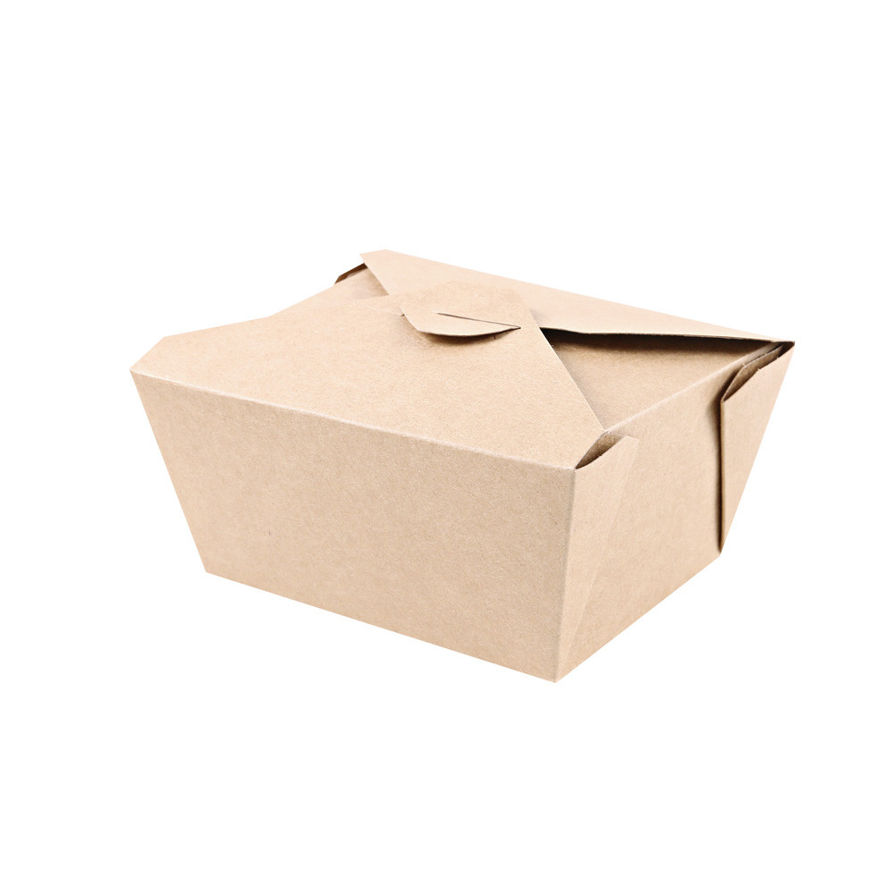 Cutie catering MENU 13x10.5x6.5cm - hartie kraft impregnata PLA - 100% degradabila