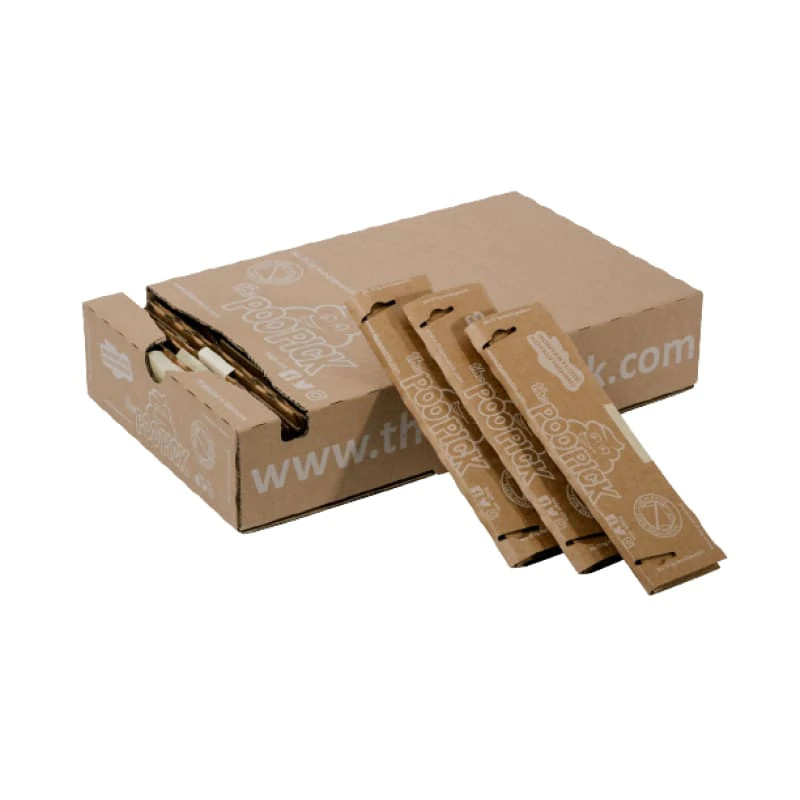Cutie igienica pentru caini POOPICK PREMIUM - greutate caine pana in 25 kg - 100% biodegradabil , 0% plastic, 0% petrol , 25 bucati inclusiv dispenser