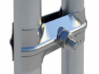 Element de imbinare gard mobil - prindere cu surub - Standard 2mm