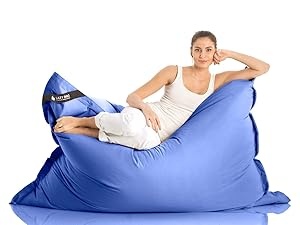 Fotoliu puf gigant XL 160x125 cm LAZY BAG cu 300 litri umplutura de perle EPS - INDOOR / OUTDOOR - ergonomie perfecta, usor de intretinut