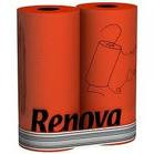 Prosop hartie Renova - culoare orange - 2 role