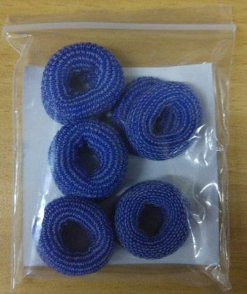 Degetar textil FINGERBOB - 6 buc - culoare albastru