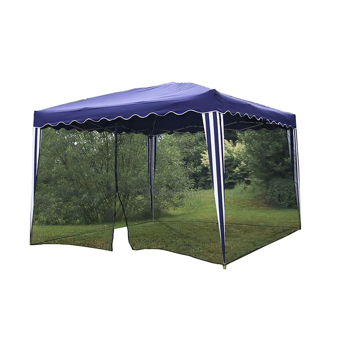Plasa tantari muste pentru Pavilion 3x3M - 12 m lungime - culoare negru