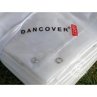 Prelata Tarpaulin cu capse 4X6 metri - material PE 90g - culoare transparent
