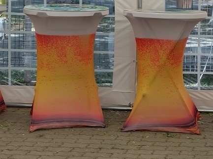 Husa pentru masa pliabila BISTRO - culoare halba de bere - 80x80x120 cm