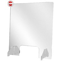 Panou protectie ACE 1A - acryl transparent - cu deschidere pentru acte- 65x75 cm grosime 5 mm