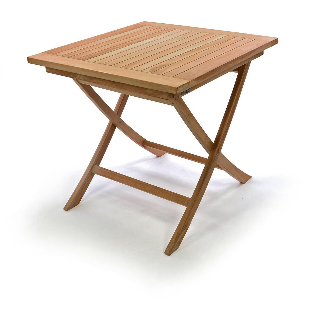 Masa din lemn de TEAK - patrata 80x80 cm inaltime 75cm