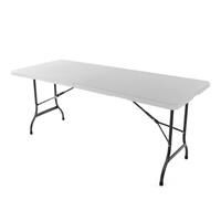 Masa rezistenta - pliabila pt party 180X75X74 cm - ABS alb - 170 kg
