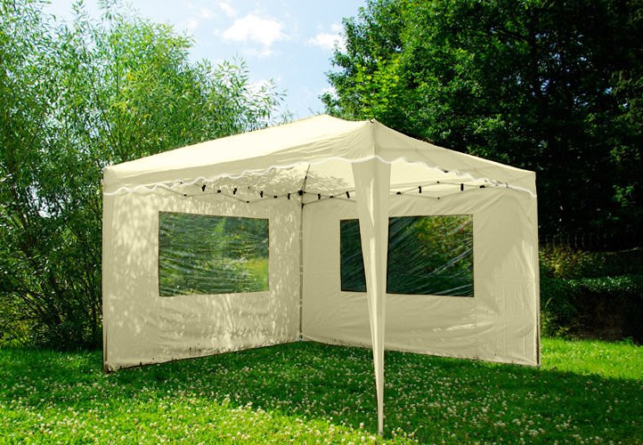 Pavilion pliabil PROFI 3x3 m sampanie - 2 pereti