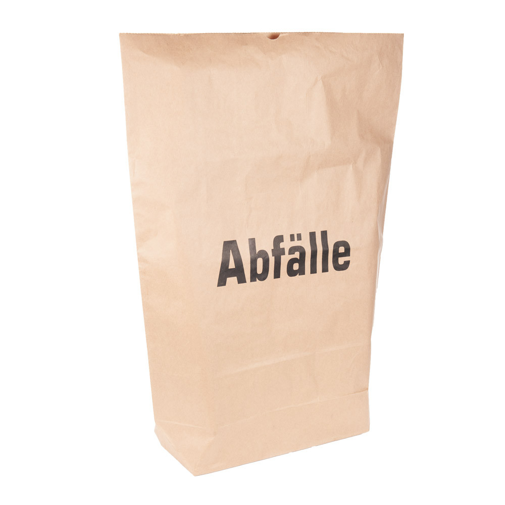 Sac de gunoi menajer compostabil - 80 litri 55x85x20 cm- din hartie - foarte rezistent