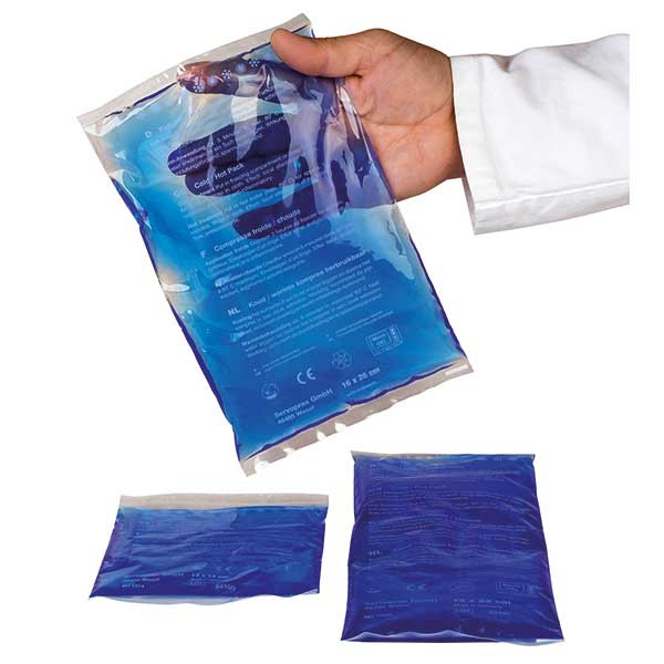 Compresa cu gel RECE CALD - 16x26 cm culoare albastru