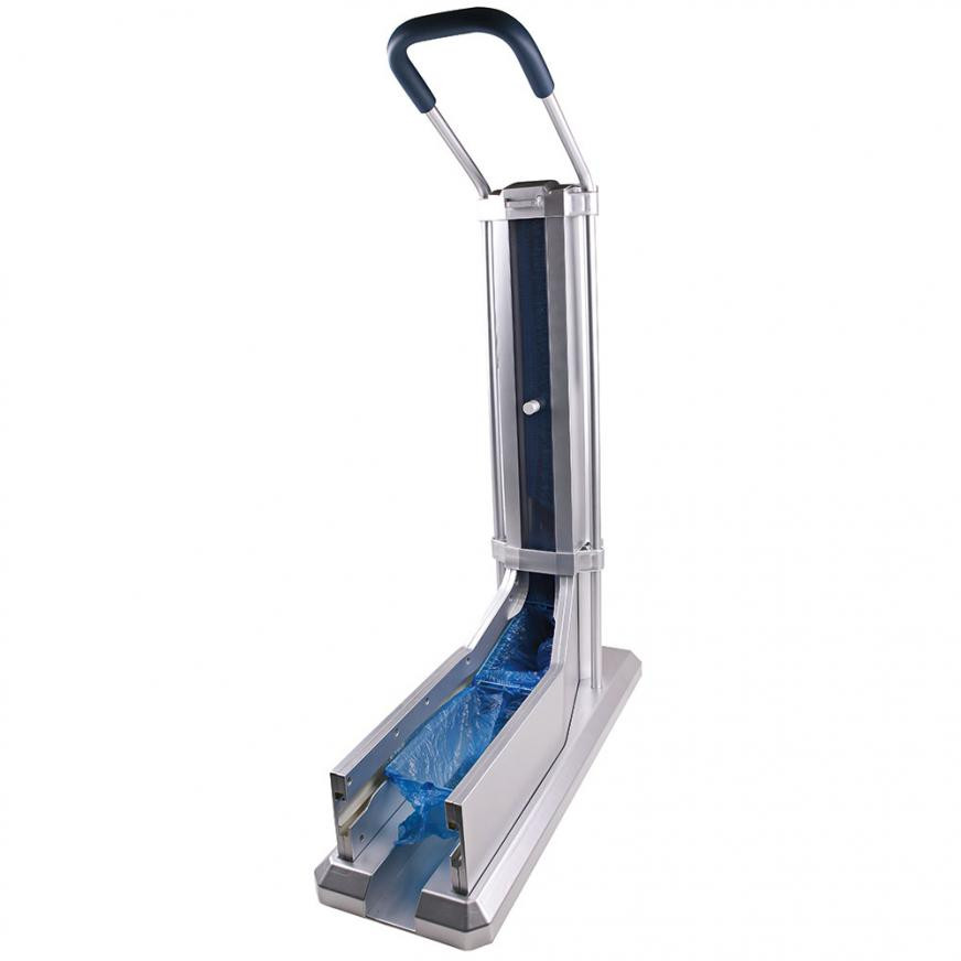 Dispenser acoperitori ECOSTEP COMFORT - 65x25x96 cm - culoare argintiu