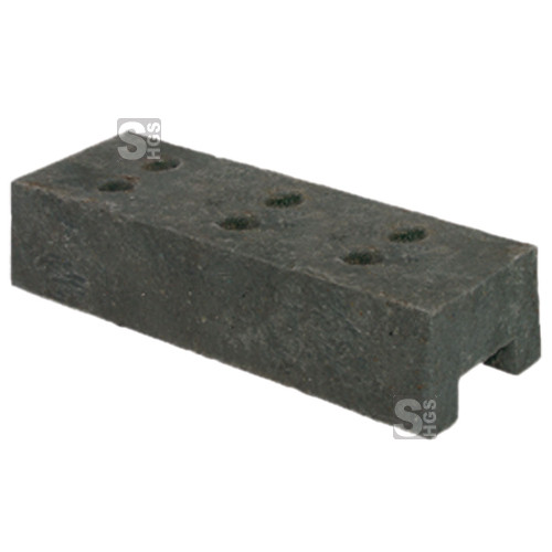 Greutate (picior) de sustinere 6 gauri - din plastic reciclat - 20 Kg - 68x24x14.50 cm