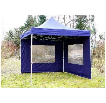 Pavilion pliabil PROFI 3x3 m alb - 2 pereti