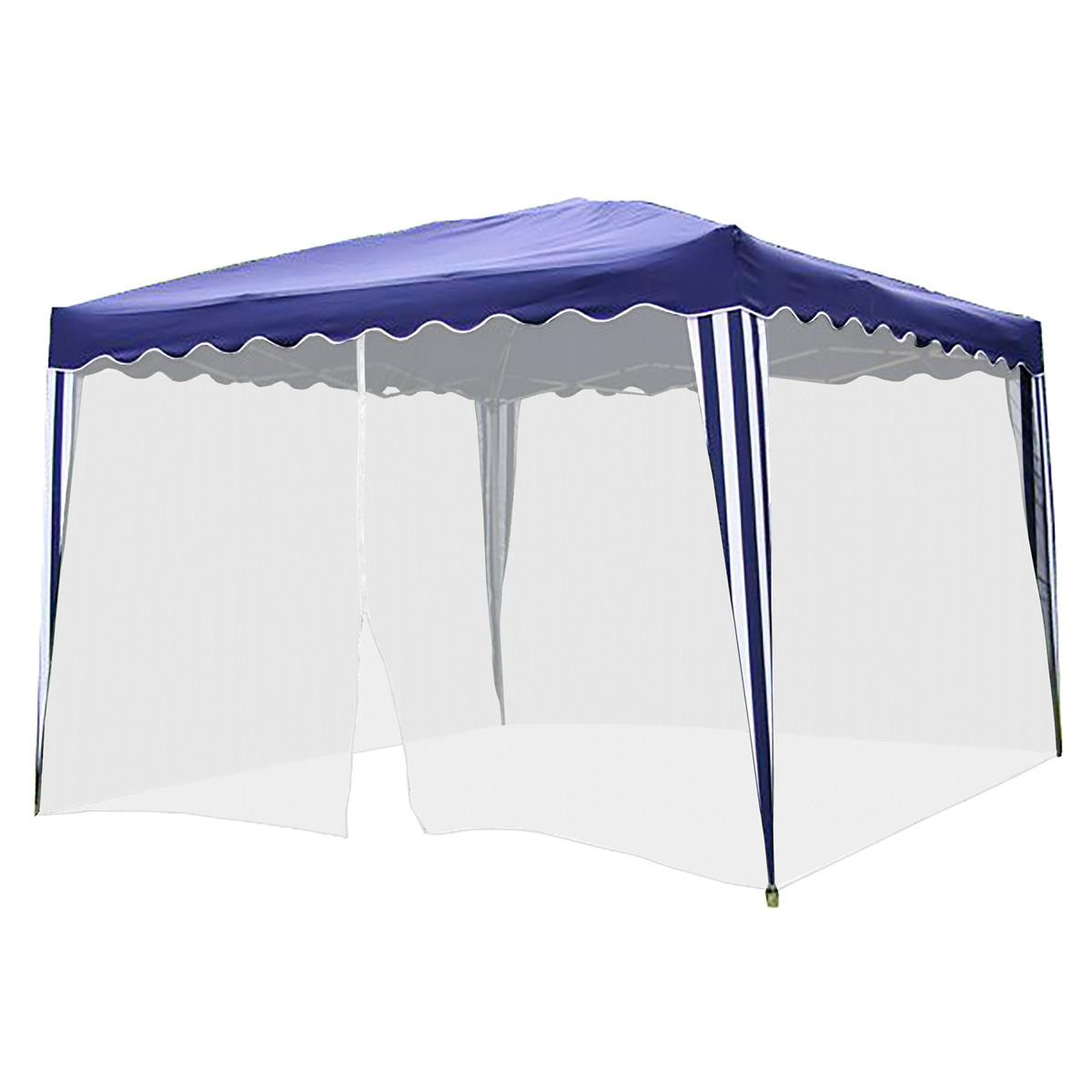 Plasa tantari muste pentru Pavilion 3x3M - 12 m lungime - culoare alb