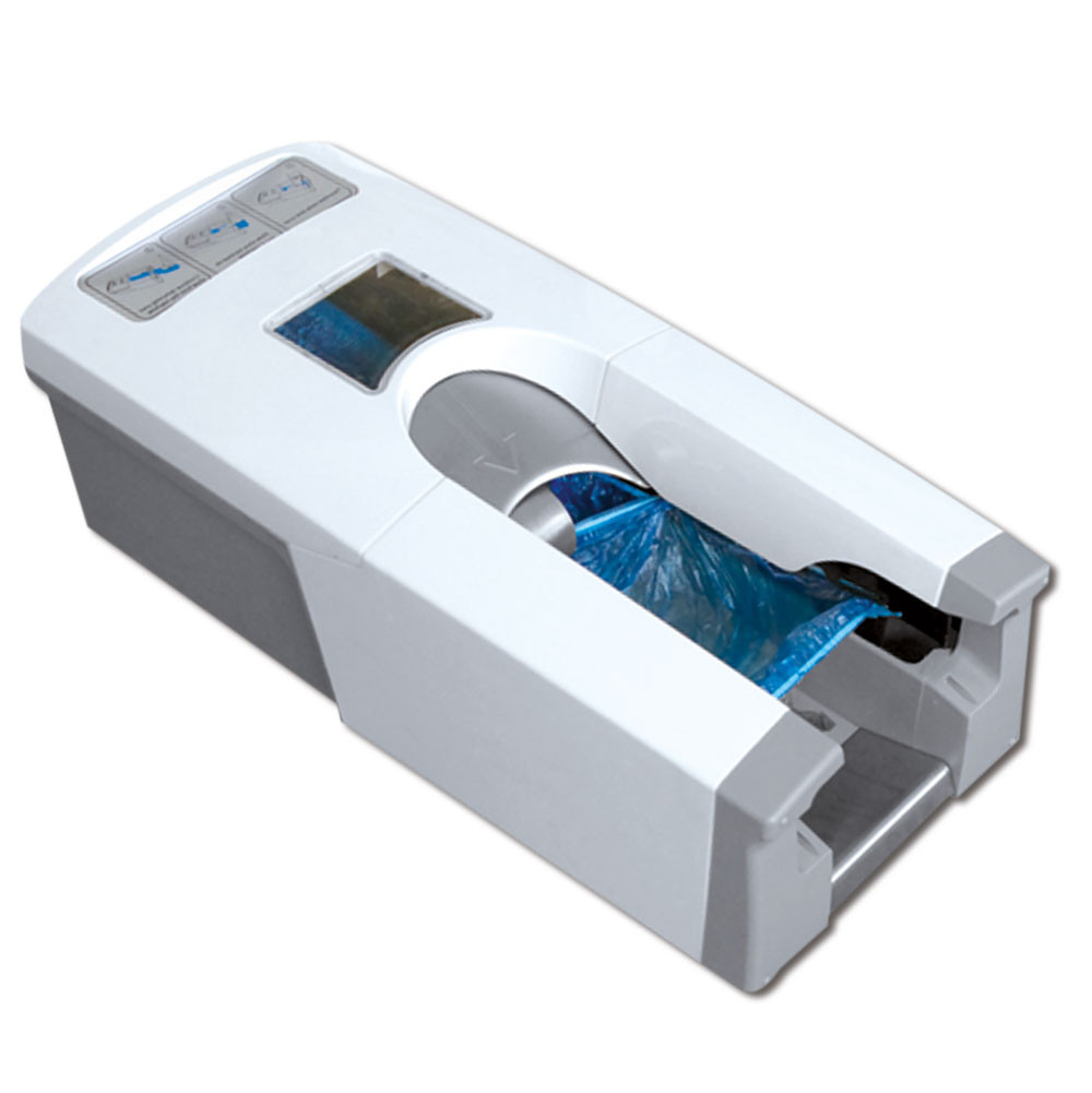 Dispenser acoperitori HYGOMAT CLASSIC - 69.5x31.5x23 cm - culoare alb argintiu