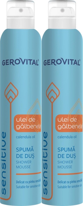 Gerovital Spumă De Duș Sensitive 2x200ml