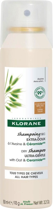 Klorane Șampon Uscat Colorat Extra Delicat Ovăz Și Ceramide Toate Tipurile De Păr 150ml