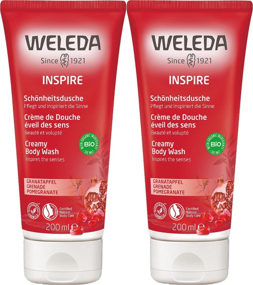 Weleda Cremă De Duș Cu Rodie 2x200ml
