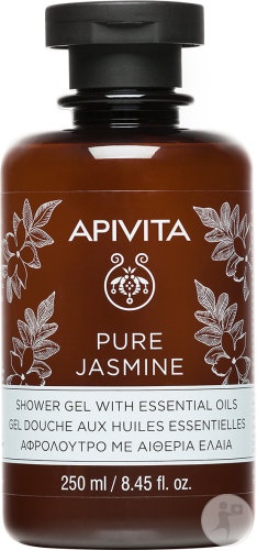 Gel de dus hidratant cu iasomie, 250 ml, Apivita - imagine 2