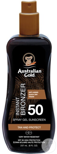 Australian Gold Protectie Solara Spf50 Spray Gel Cu Bronzare 237ml