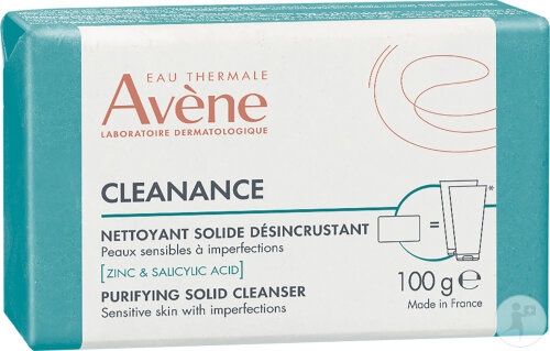 Avène Cleanance Exfoliant Solid Pentru Ten Gras Cu Imperfecțiuni 100g