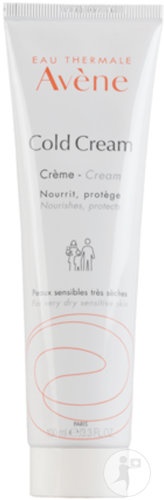 Avène Cold Cream Cremă Piele Sensibilă Uscată Tub 100ml