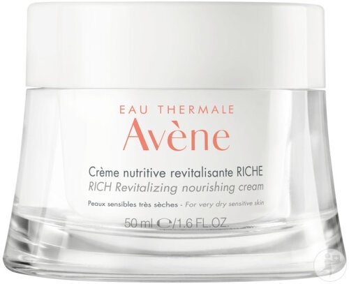 Avène Les Essentiels Cremă Nutritivă Revitalizantă Pentru Piele Sensibilă Foarte Uscată 50ml