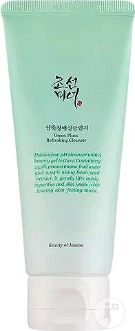 Beauty Of Joseon Gel De Curățare Cu Apă De Prune Verzi Toate Tipurile De Piele 100ml