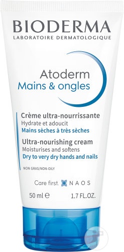 Bioderma Atoderm Crema De Mâini Și Unghii Ultra Reparatoare 50ml