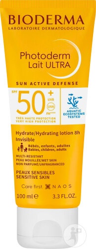 Bioderma Photoderm Lait Ultra Spf50+ Pentru Piele Sensibilă Tub 100ml