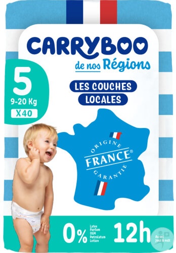 Carryboo Scutece Mărimea 5 12-25kg 40 Bucăți