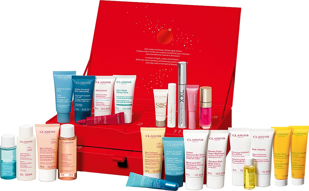 Clarins Set Cadou Produse Premium de Îngrijire 24 Produse