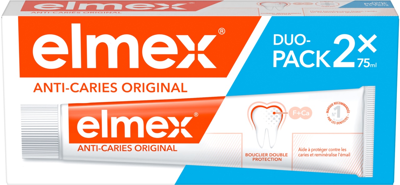 Elmex Pastă De Dinți Anti-Carii Original 2x75ml