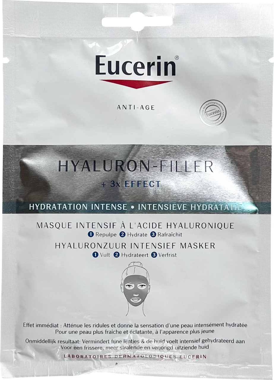 Eucerin Hyaluron-Filler + Mască Cu Efect Triplu Hydra Intense 1 Bucată