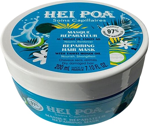 Hei Poa Mască Hrănitoare Si Reparatoare Monoï De Tahiti AO Par Uscat Si Deteriorat Borcan 200ml