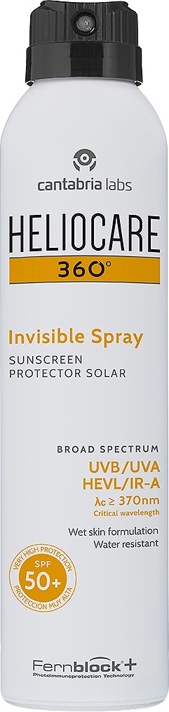 Heliocare 360 Spray Invisible SPF 50+ protectie solara corp, 200 ml - imagine 3