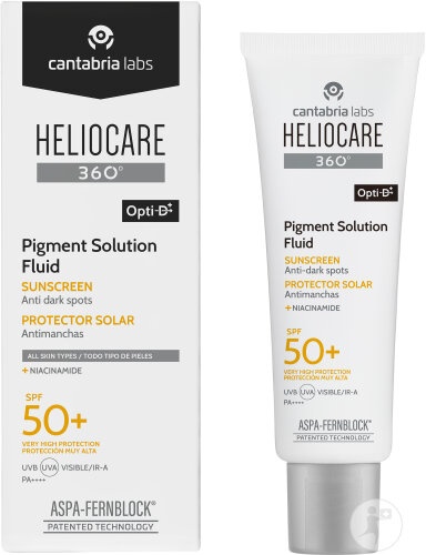 Heliocare 360 Pigment Solution SPF50+ – fluid anti-pete pentru fata 50ml - imagine 3
