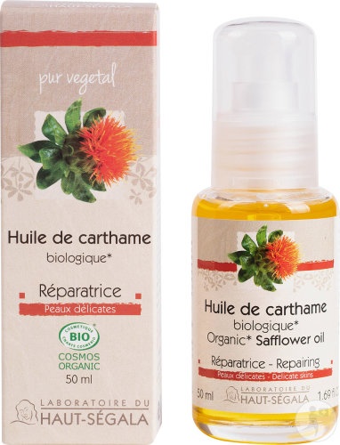 Laboratoire Du Haut-Ségala Ulei De Safflor Reparator Pentru Piele Delicată Bio 50ml