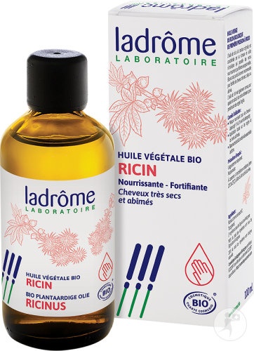 Ladrôme Ulei Vegetal Hrănitor Și Fortifiant De Ricin Bio Păr Foarte Uscat Și Deteriorat 100ml