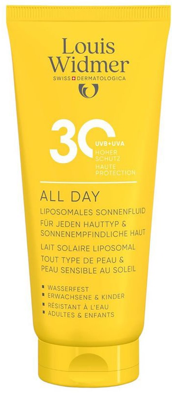 Louis Widmer Sun All Day Protecție Solară Fără Parfum SPF30 Format Avantajos 200ml