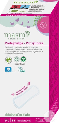 Masmi Absorbante Din Bumbac Organic Hipoalergenice, 30 De Bucăți