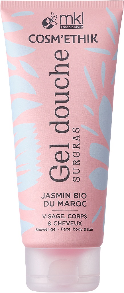 MKL Green Nature Cosm'Ethik Gel De Duș Rehidratant Iasomie Bio Din Maroc Față/Corp/Păr 200ml