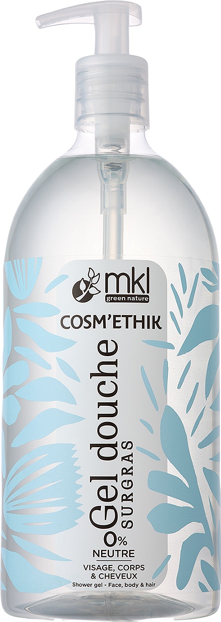 MKL Green Nature Cosm'Ethik Gel De Duș Rehidratant Neutru Organic 1l