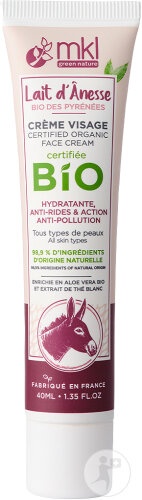 MKL Green Nature Cremă De Față Cu Lapte De Măgăriță Bio Din Pirinei Tub 40ml