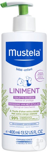 Mustela Bébé-Enfant Și Copii Loțiune Cremă Pentru Igiena Zonei Scutecului Flacon Cu Pompă 400ml