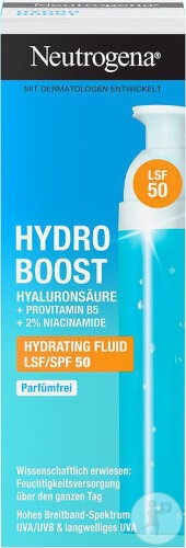 Neutrogena Hydro Boost Fluid Hidratant Fără Parfum SPF50 50ml
