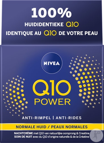 Nivea Q10 Power Anti-Riduri Cremă De Noapte Piele Normală 50ml